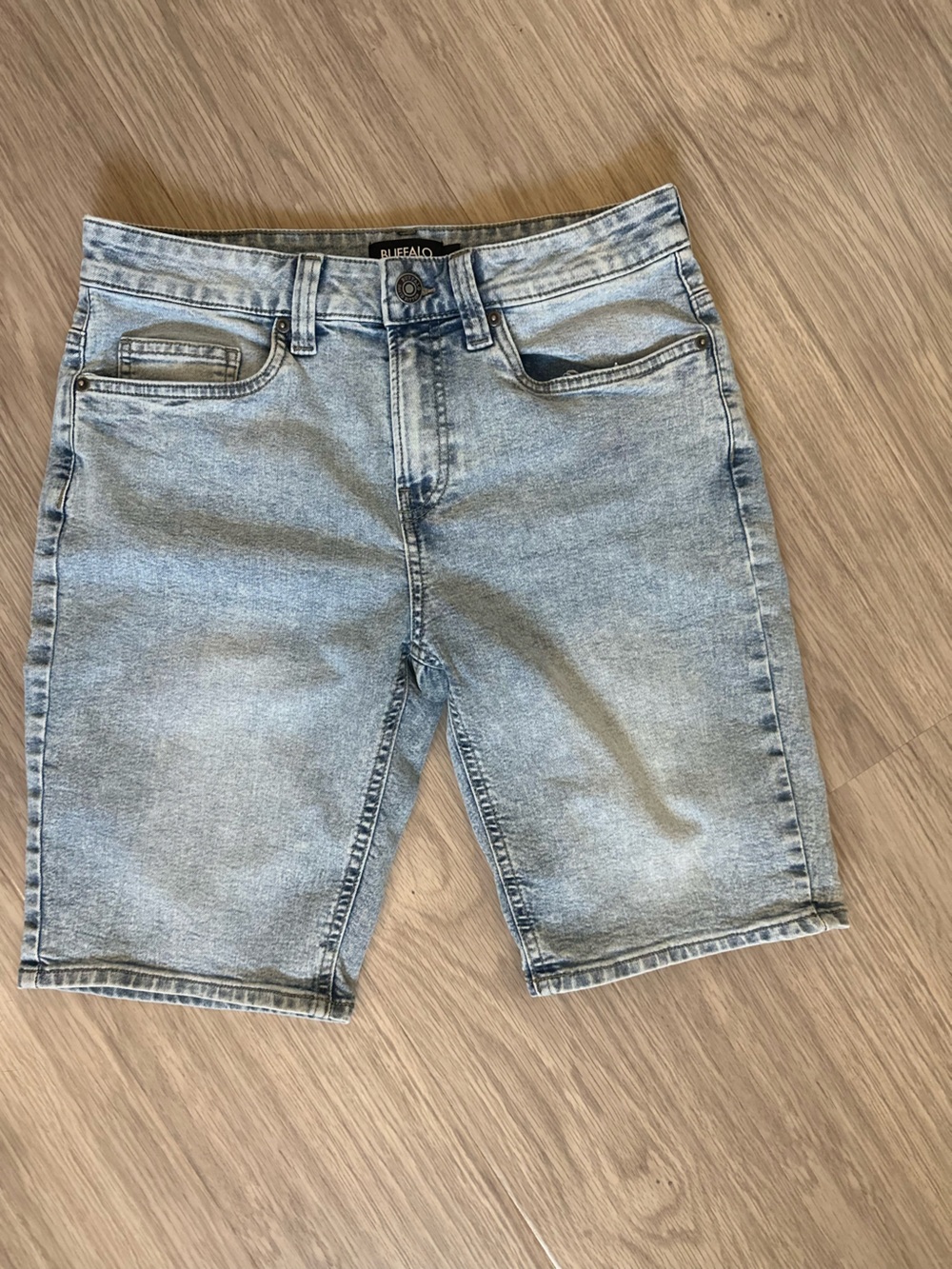 Buffalo David Bitton Light Wash Denim Shorts